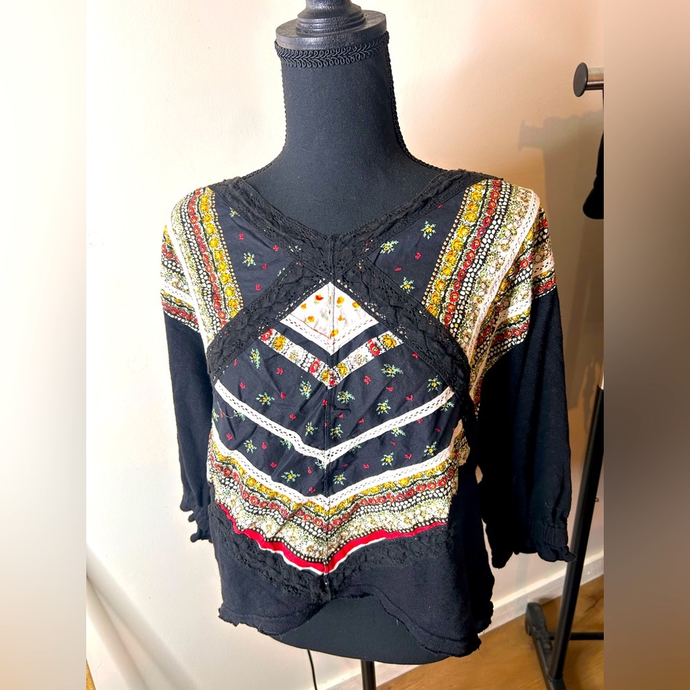 Free People Prairie Days Boho top